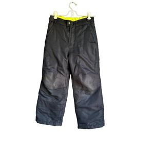 Swiss Tech Youth Ski Pants Insulated Adjustable Waist Black Size Small (6-7)‎